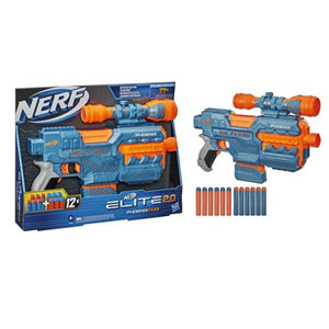 تفنگ اسباب بازی نرف Nerf مدل Hasbro - Nerf - Elite 2.0 Phoenix CS-6 motorized pistol, 12 officer darts-اسباب بازی